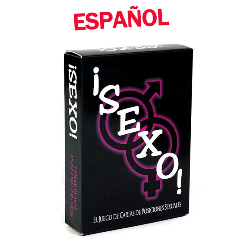 English and Spanish Sexual Position Games Sex toys for couples in Cards