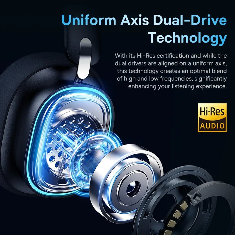 Wireless gaming headset with microphone, Bluetooth 5.3,RGB