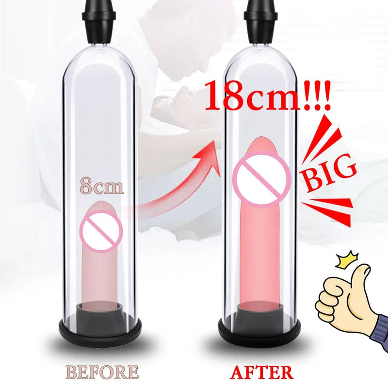 Penis Enlargement Vacuum Dick Extender Sex Toy for Men