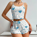 Set of women’s pajamas love print