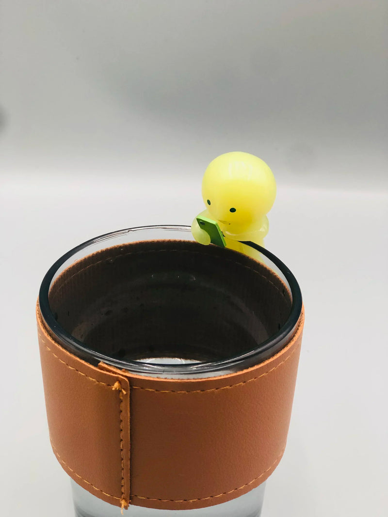 New Hot Sonny Angel Smiski Work Serie Mystery Cute Noctilucent Green Doll Action Figures Cartoon Desktop Blind Box Xmas Gift Toy