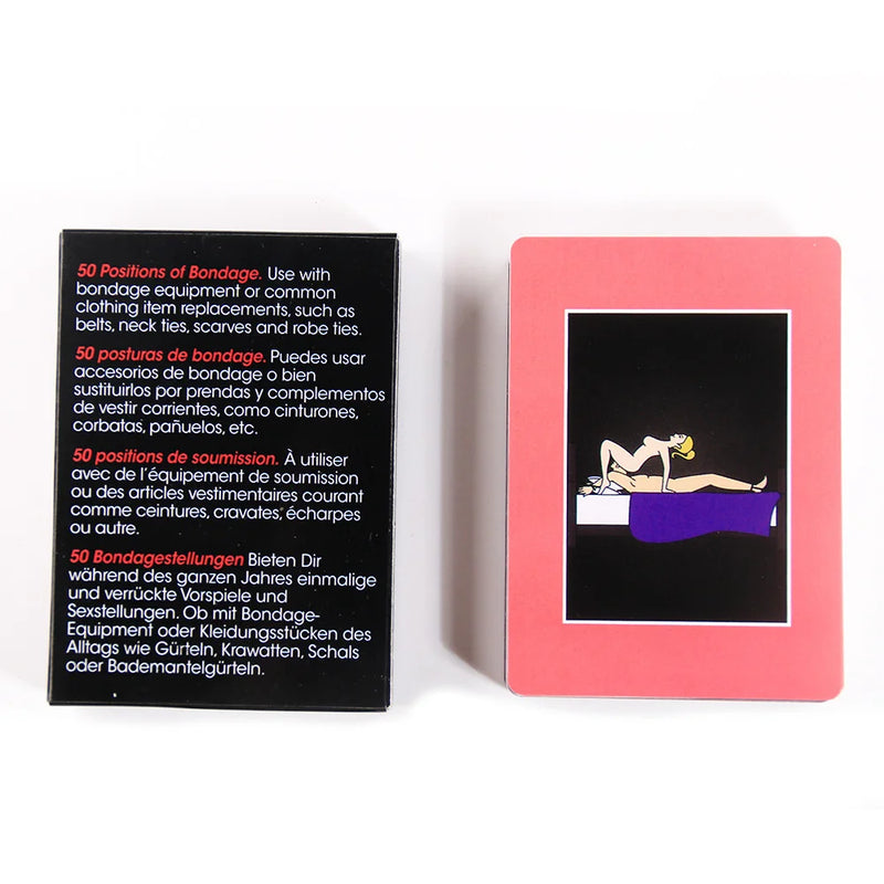 English and Spanish Sexual Position Games Sex toys for couples in Cards