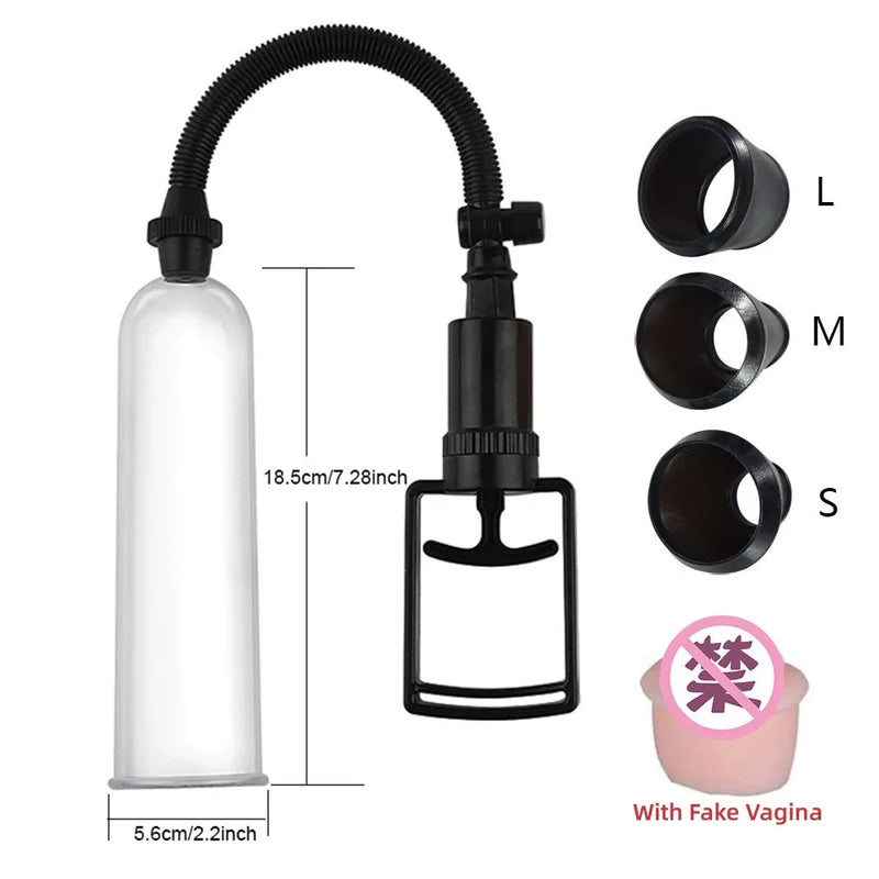 Penis Enlargement Vacuum Dick Extender Sex Toy for Men