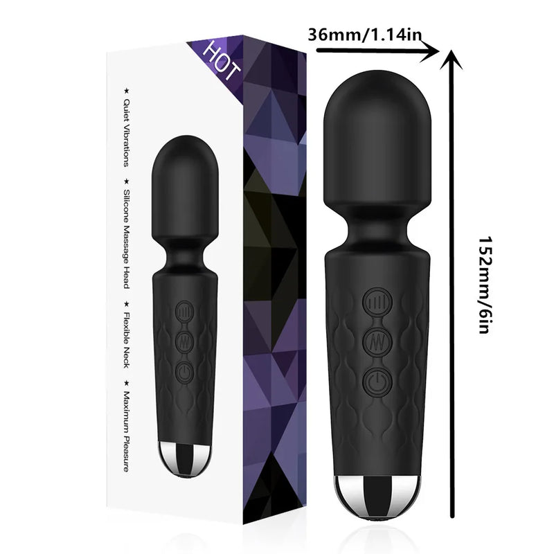 Powerful vibrator rechargeable by USB