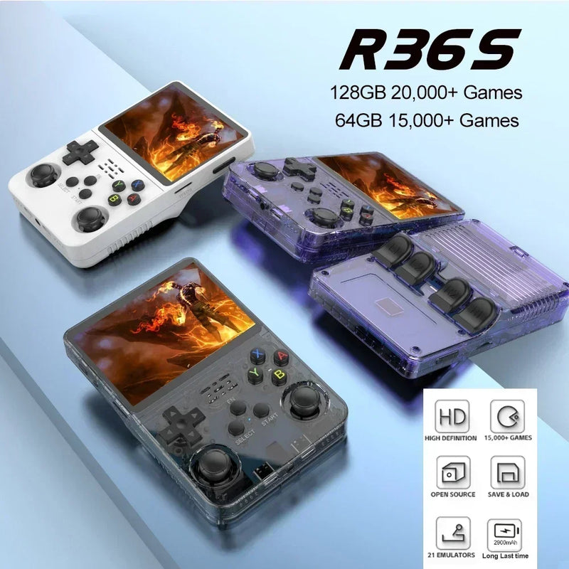 Portable Retro Game IPS R36S Linux System 3.5 inch