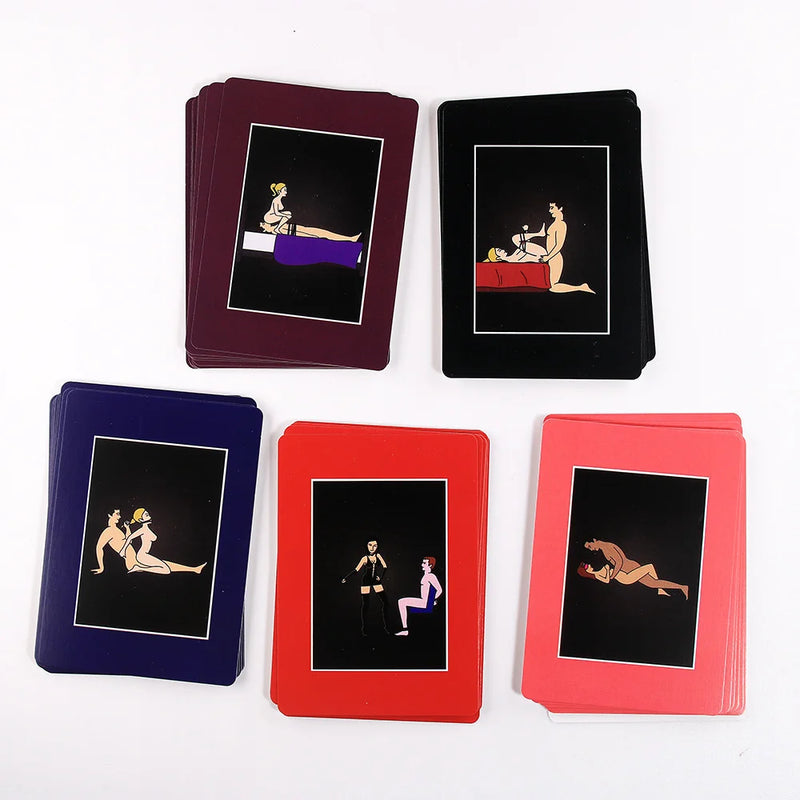 English and Spanish Sexual Position Games Sex toys for couples in Cards