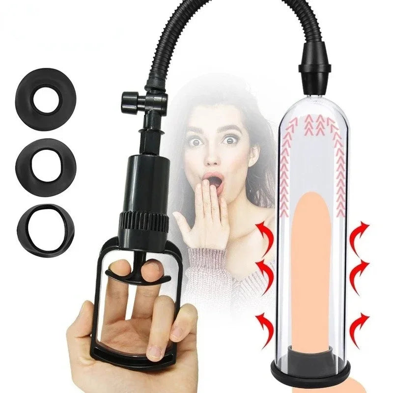 Penis Enlargement Vacuum Dick Extender Sex Toy for Men