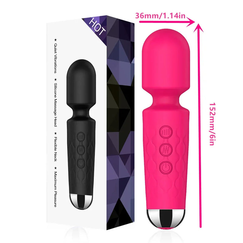 Powerful vibrator rechargeable by USB