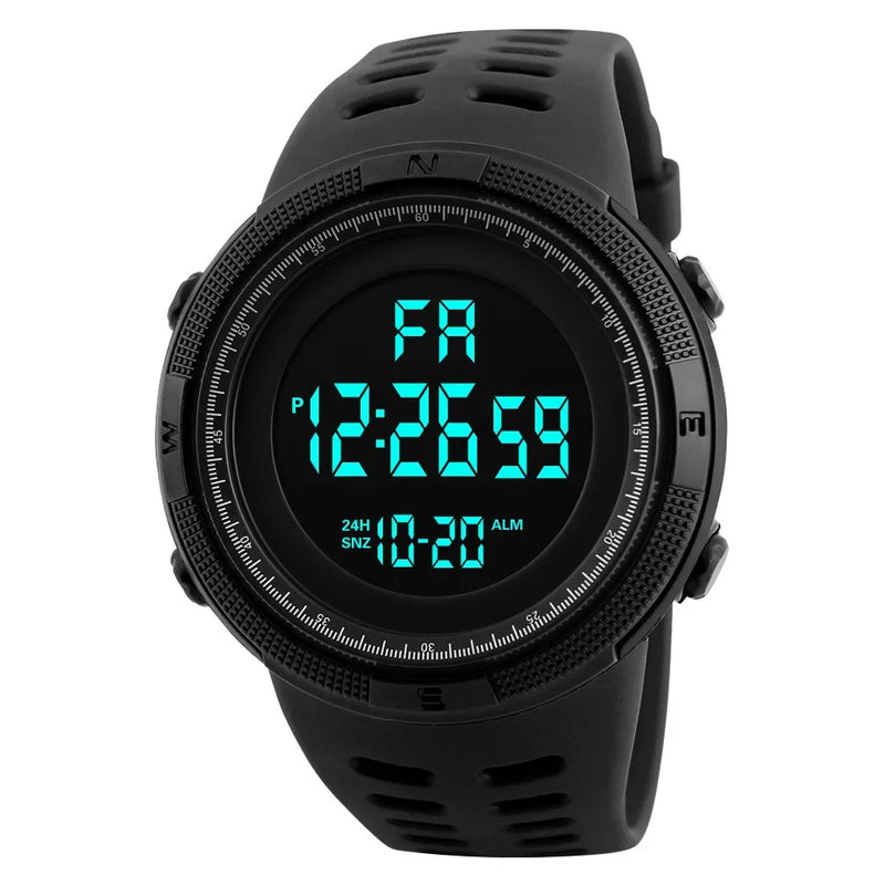 Waterproof multifunctional military sports wristwatch