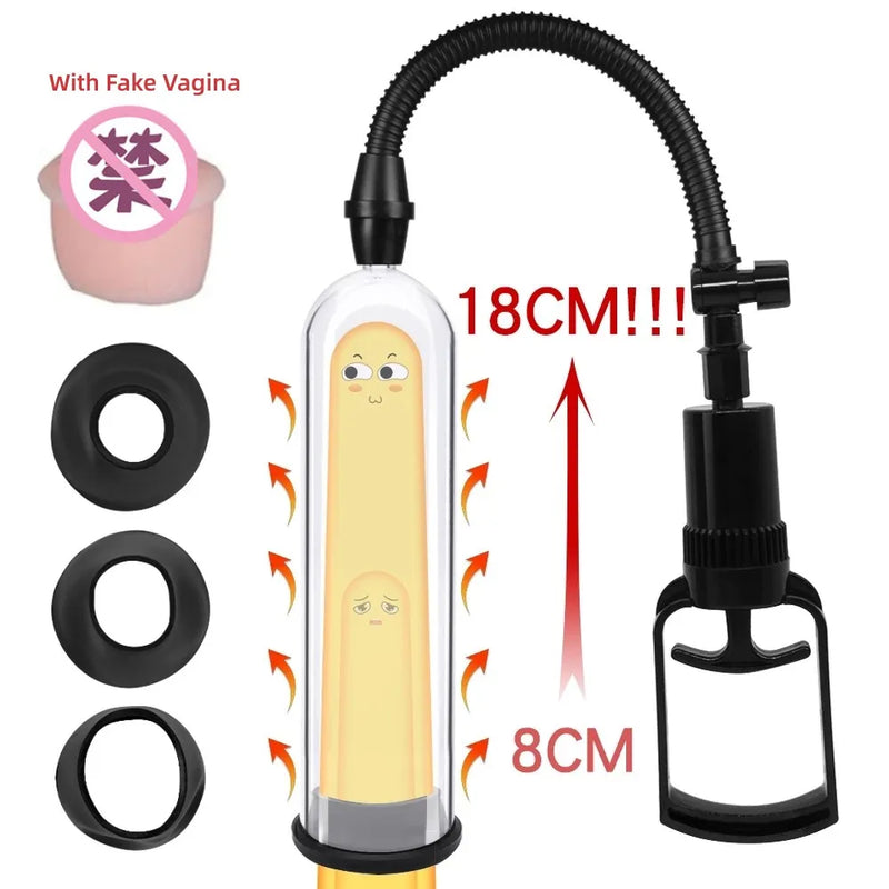 Penis Enlargement Vacuum Dick Extender Sex Toy for Men
