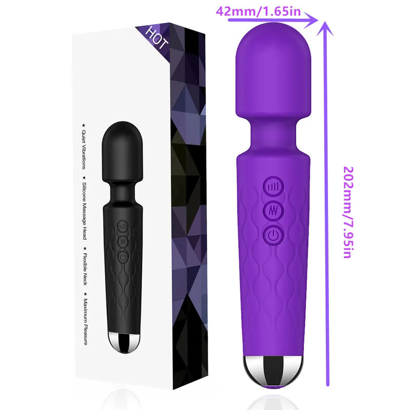 Powerful vibrator rechargeable by USB