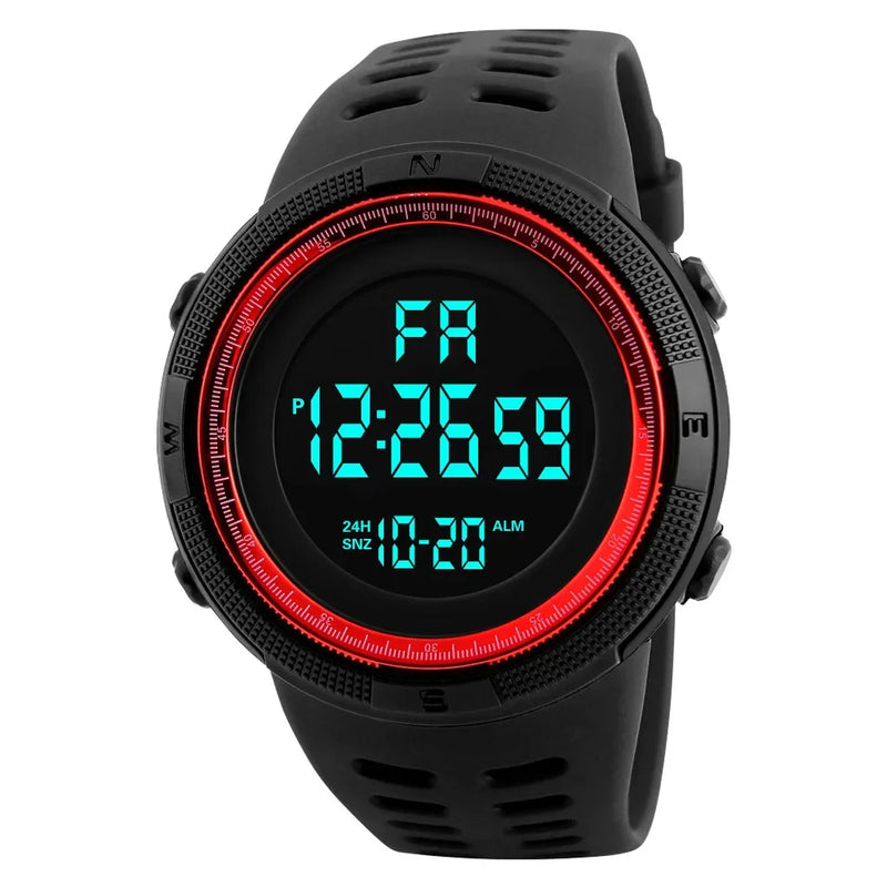 Waterproof multifunctional military sports wristwatch