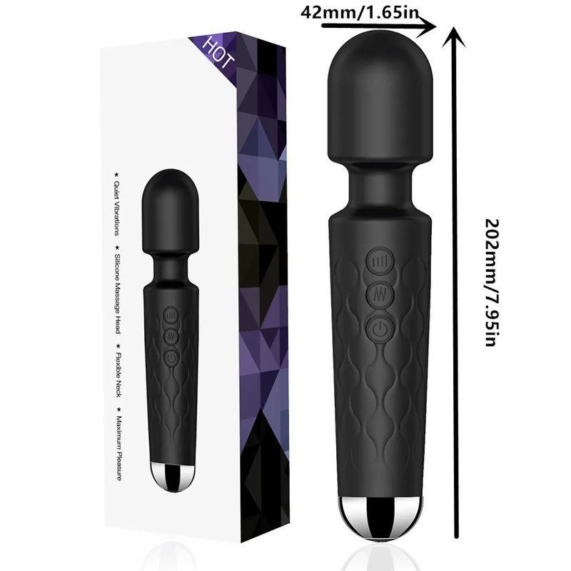 Powerful vibrator rechargeable by USB